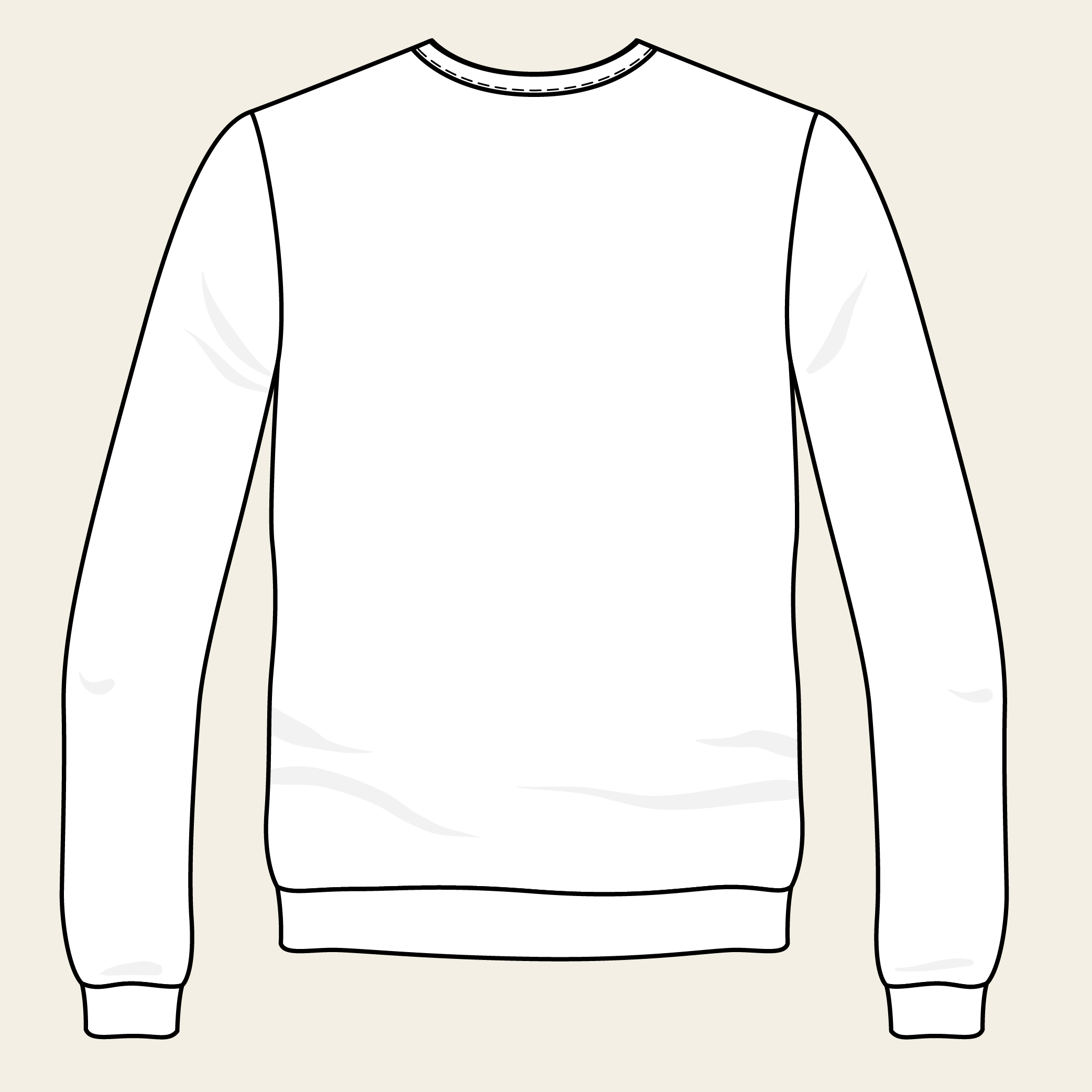 Sweatshirt Motif Baomier Blanc_Homme Dos-06 Sweatshirt Motif Baomier Blanc Homme Dos 06