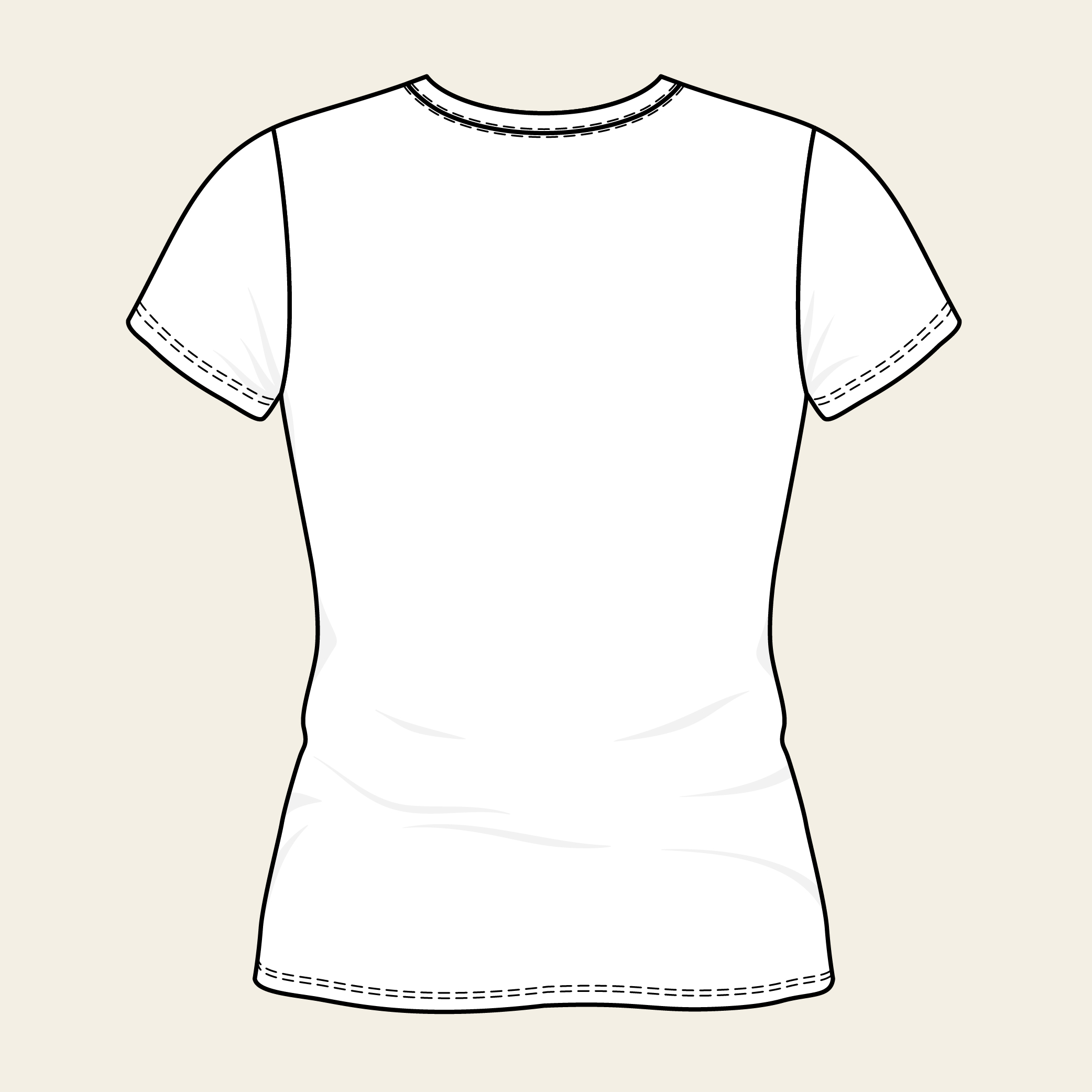 T-shirt Motif Baomier Blanc_Femme Dos-03 T shirt Motif Baomier Blanc Femme Dos 03